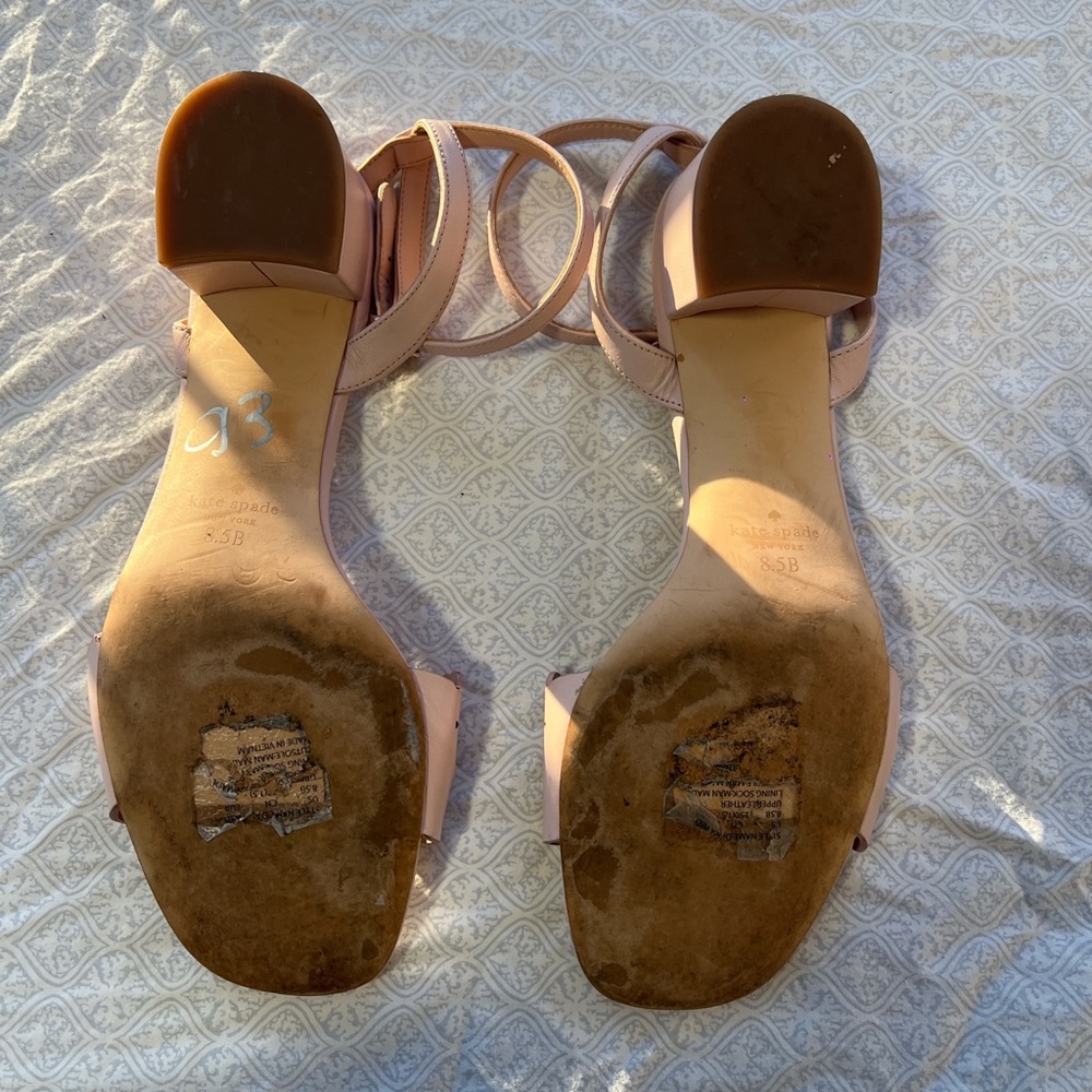 Kate Spade Blush Floral Sandals - Picture 8 of 8